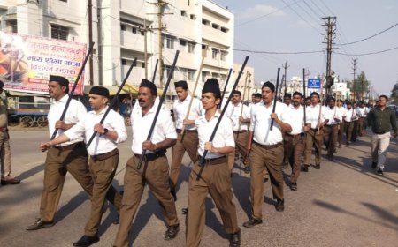 विश्व बन्धुत्व की भावना से कार्य करता है हिन्दू -- अनूप जी  अनूपपुर में स्वयंसेवकों का गुणवत्तापूर्ण पथ संचलन संपन्न
