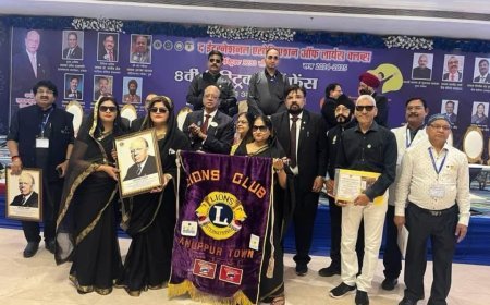 लायंस क्लब अनूपपुर टाउन ने जीता द्वितीय पुरस्कार