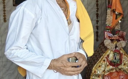 गौ वंश की रक्षा के लिये मोदी सरकार करे पहल -- ब्रम्हानंद गर्ग  मोदी सरकार के लिये हनुमान मन्दिर मे कर रहे सतत साधना